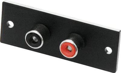 Prizë montuese audio WRC2, 2x RCA, e bardhë - 1