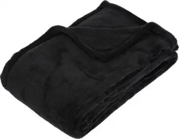 Batanie fleece Atmosphera, 125 x 150 cm, e zezë