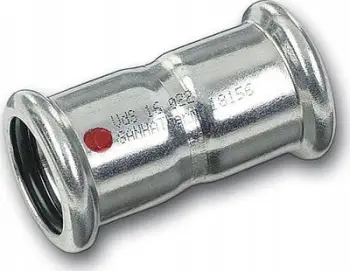 Bashkues tubash Sanha SANHA-Therm, 108 mm, çelik i galvanizuar, i argjendtë