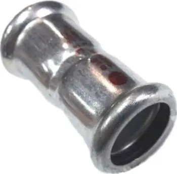 Bashkues tubash SANHA SANHA Therm Coupling ZWxZW 18, diametër 18 mm, metal karboni, ngjyrë argjendtë