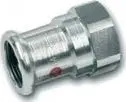 Bashkues tubash SANHA Therm Concept, çelik i galvanizuar, 28 mm x 1/2", argjendtë