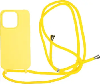 Mbrojtëse telefoni Mobile Origin Lanyard Case, për iPhone 14 Pro, me rrip, e verdhë