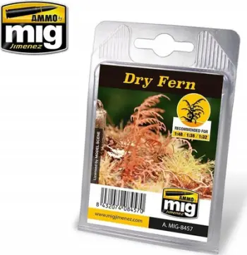 Set dekorativ Ammo by Mig Dry Fern, 18 fidane, prerje lazer, kafe