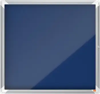 Vitrinë njoftimesh Nobo Premium Plus 1902555, 6 x A4, filc blu