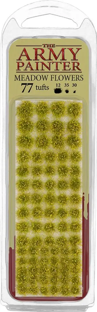 Set dekorativ miniaturash Army Painter Battlefields XP Meadows Flowers Tuft, 77 tufa, multicolor