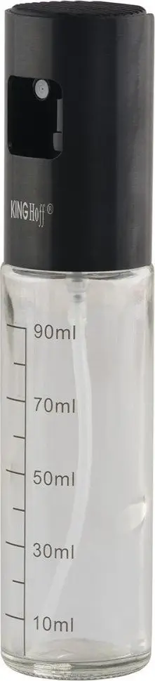 Shishe spërkatëse për vaj KING Hoff KH-1720, 100 ml, qelq me inox, e zezë