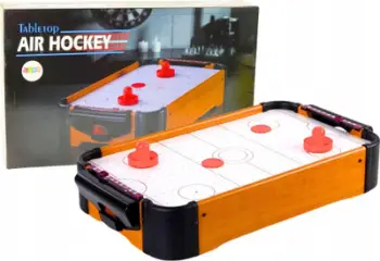 Loja tavolinore air hockey Medvid, kompakte, me kornizë druri, shumëngjyrëshe