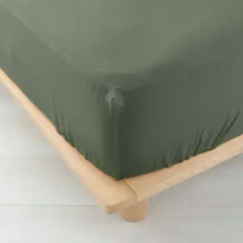 Çarçaf me lastik musselin pambuku, 140x190 cm, njëngjyrësh