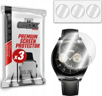 Folje mbrojtëse GrizzGlass Hydrofilm për Huawei Watch Buds, hidrogel, transparente
