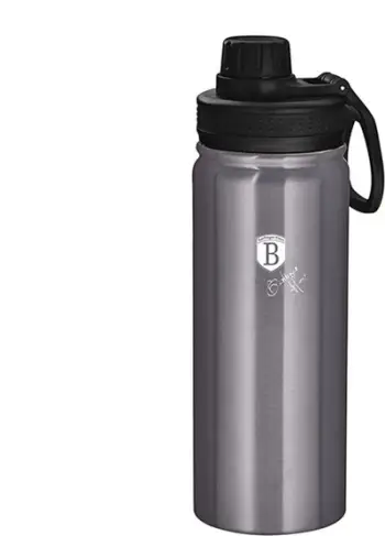 Shishe sportive Berlinger Haus Metallic Line Carbon Pro, 720ml, gri karbon