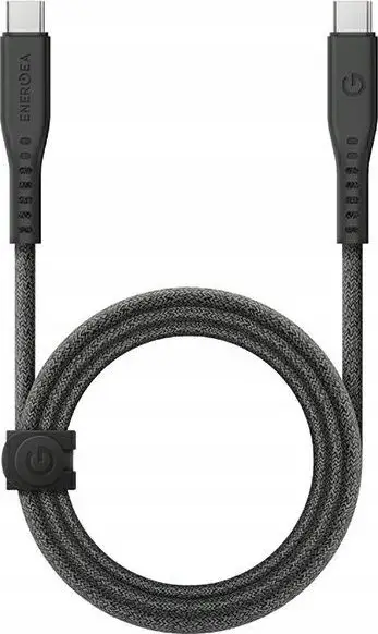Kabllo Energea Cable Flow USB-C në USB-C, 1.5m, 240W 5A PD, i zi