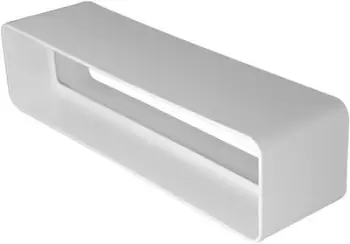 Bashkues ventilimi Euro3plast FLAT RATE 220x55 mm, plastikë, i bardhë