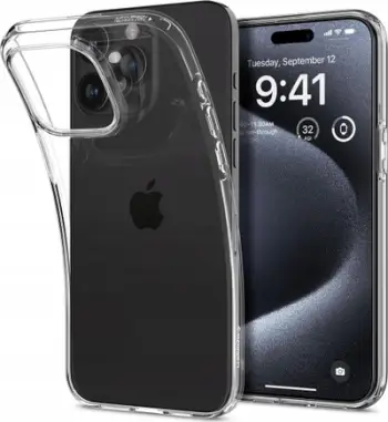 Mbrojtëse telefoni Spigen Liquid Crystal, për iPhone 16 Pro Max, transparente
