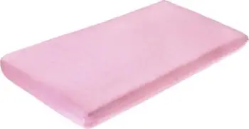 Çarçaf pambuku i papërshkueshëm nga uji Sensillo Frottee, 120x60 cm, për krevat fëmije, rozë