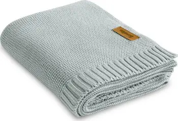 Batanije bebe Bamboo Cotton, 80x100cm, antialergjike, gri
