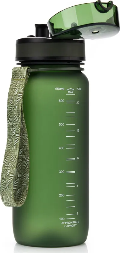 Shishe sportive Meteor Bottle, 650 ml, me sitë, e gjelbër - 2