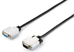 Kabllo Equip D-Sub (VGA) - D-Sub (VGA) (118856), 20m, e zezë/e bardhë - 1