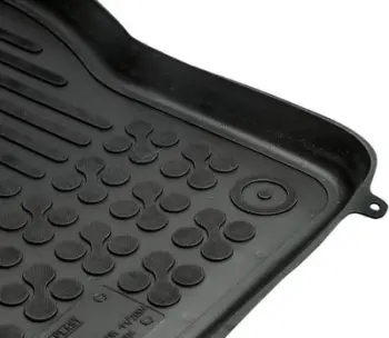 Tapete gome Rezaw Plast për Tesla Model S 2012, set dyshemeje, antirrëshqitëse, të zeza