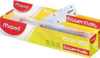 Vizore Maped Essentials, 15 cm, plastike transparente