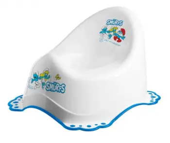 Orinojë fëmijësh MALTEX Smurfs, kundër rrëshqitjes, e bardhë
