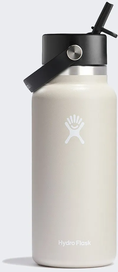 Shishe termike Hydro Flask Wide 32 Oz, me pipë, mavi - 2