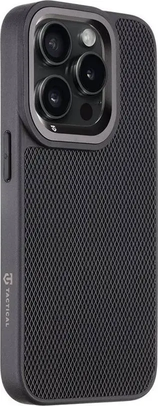 Mbrojtëse telefoni Tactical Blast Pit për iPhone 15 Pro, TPU, e zezë