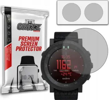 Folje mbrojtëse matte GrizzGlass për Suunto Core Alpha, rezistente ndaj gërvishtjeve, transparente
