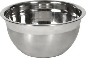 Tas kuzhine çelik inox, për përzierje dhe ruajtje, argjendtë