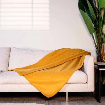Batanije fleece, 170x130 cm, portokalli - 5