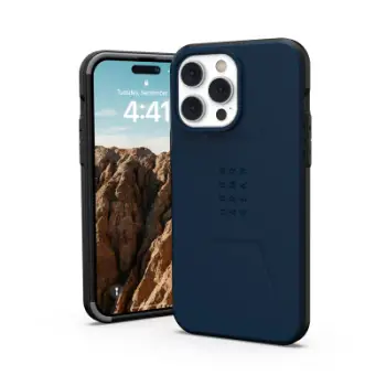 Mbrojtëse telefoni Urban Armor Gear Civilian për iPhone 14 Pro Max, rezistente ndaj rënieve, Blue Mallard