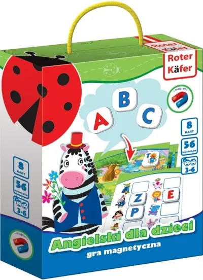 Lojë magnetike Roter Kafer Anglisht - 1