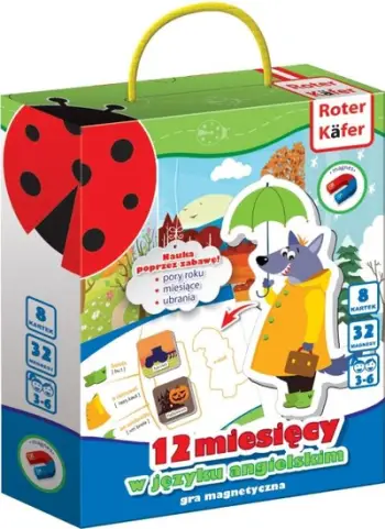 Lojë magnetike Roter Kafer, shumëngjyrëshe