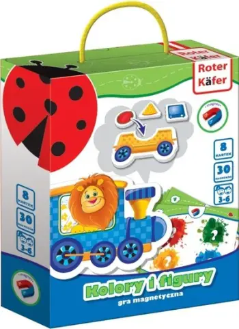 Lojë me magnete për fëmijë Roter Kafer ngjyrat dhe format
