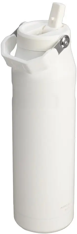Shishe termike Stanley IceFlow Bottle Flip Straw, 1.06L, e bardhë