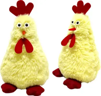 Ornament dekorativ GNOME GNOME Hen Chick, 20cm, pranverë Pashkë, i verdhë e kuqe