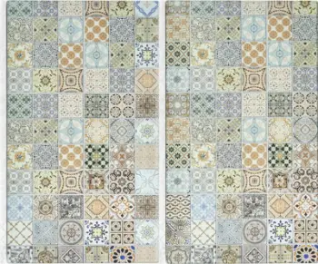 Set dërrasash prerëse xhami Zeller, 2 copë, kundër rrëshqitjes, shumëngjyrëshe