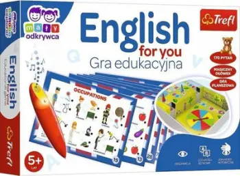 Lojë edukative Trefl English for You Magic Pencil, me laps magjik interaktiv, për mësimin e anglishtes