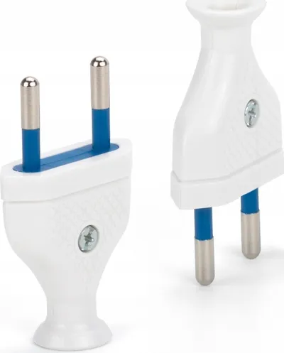 Prizë rryme e drejtë Famatel WT-1, 2P, 2.5A 250V, IP20, e bardhë - 1