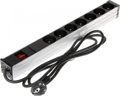Prizë rryme rack Delta PD-7K, 19", 7x CEE 7/5, 1U - 1