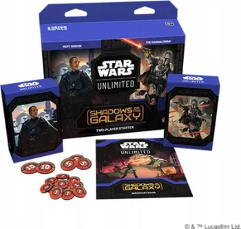 Lojë me letra Asmodee Star Wars Unlimited Shadows of the Galaxy, Starter Deck për 2 lojtarë