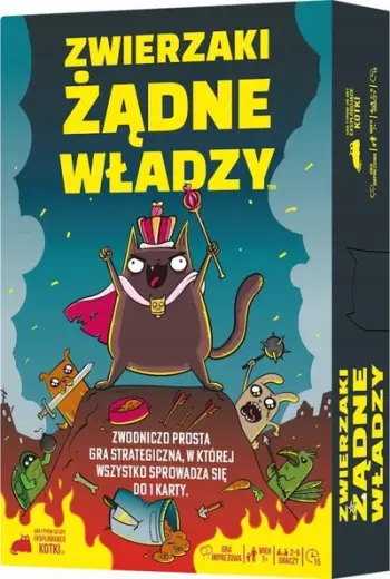 Lojë me letra Rebel Power Hungry Animals, strategjike, për familje dhe shoqëri, shumëngjyrëshe