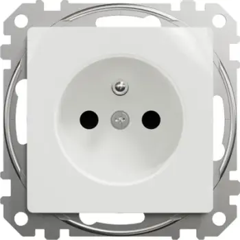 Prizë Schneider Electric Sedna Design GN.1-KR.Z/U, 2P+PE, montim i fshehtë, e bardhë