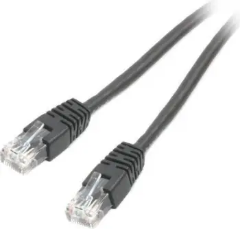 Kabllo Gembird RJ-45/RJ-45 (PP6U-2M/BK), cat. 6, U/UTP, 2m, e zezë