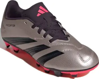 Këpucë futbolli adidas Predator Club FxG Jr IF6423, për fëmijë, taban FxG, gri