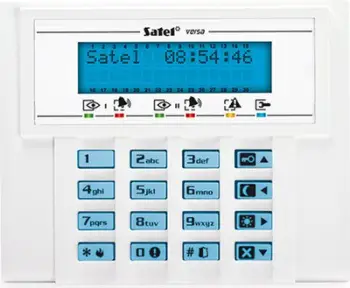 Tastierë alarmi Satel VERSA LCD, ekran LCD, ndriçim i kaltër