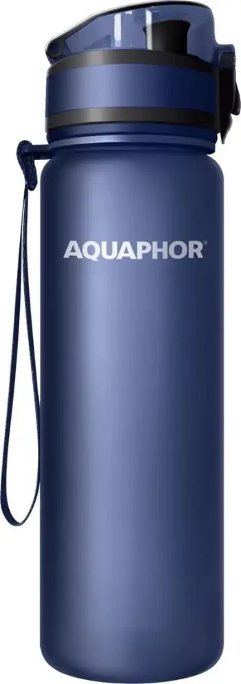 Shishe uji Aquaphor City Bottle, 500ml, filter karbon aktiv, blu navy