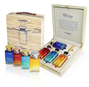 Set dhuratë Al Haramain Musk Collection, Eau de Parfum 4 x 100 ml