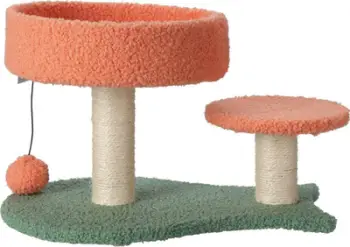 Kullë loje për mace Pet Cat Tree On Stand, 38x26x24 cm, bezhë
