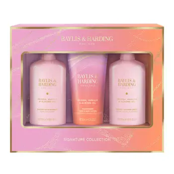 Set dhuratë Baylis & Harding, krem banje 300 ml + losion 200 ml + shkumë banje 300 ml