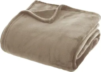 Batanije Paris Prix Plaid Solid, flanel, 230x180cm, bezhë